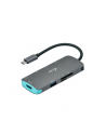 i-tec USB-C Metal Nano Stacja Dokująca 1x HDMI 4K Ultra HD 3840 x 2016 @ 30Hz 1x czytnik SD 1x  czytnik micro SD 3x USB 3.0 1x USB-C Power D - nr 3