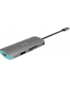 i-tec USB-C Metal Nano Stacja Dokująca 1x HDMI 4K Ultra HD 3840 x 2016 @ 30Hz 1x czytnik SD 1x  czytnik micro SD 3x USB 3.0 1x USB-C Power D - nr 40