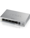 zyxel Przełącznik GS1005-HP 5 Port Gigabit PoE+ unmanaged desktop 60W - nr 45