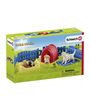 schleich SLH 42480 Szczeniak z posłaniem