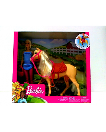 BRB Barbie Lalka z koniem FXH13 p3 MATTEL