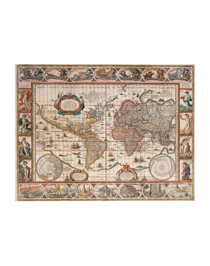 ravensburger Puzzle 2000el Mapa świata 166336 główny