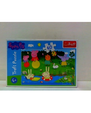 Puzzle 60el Świnka Pepa- wakacyjna zabawa 17326 TREFL