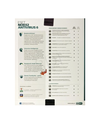 ESET NOD32 ANTIVIRUS 4.0 - 1 STAN/12M