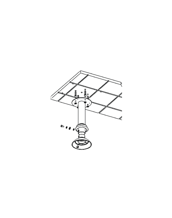 Speed Dome mount for DCS-68xx series - Short straight tube główny