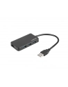 natec Koncentrator USB 4 porty Moth USB 3.0 czarny - nr 9