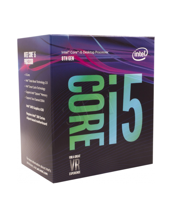 Procesor Intel Core i5-8400 i5-8400 BX80684I58400 (2800 MHz (min); 4000 MHz (max); LGA 1151; BOX) główny