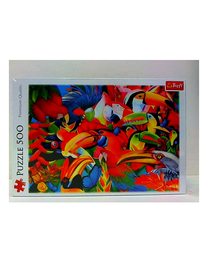 Puzzle 500el Kolorowe ptaki 37328 Trefl główny