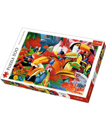 Puzzle 500el Kolorowe ptaki 37328 Trefl