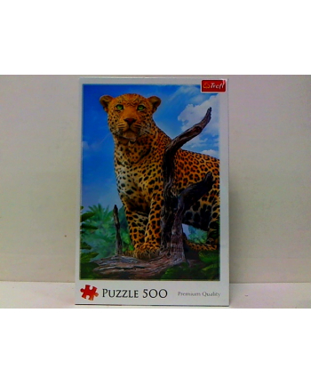 Puzzle 500el Dziki lampart 37332 Trefl