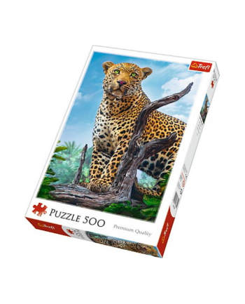 Puzzle 500el Dziki lampart 37332 Trefl