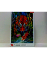 Puzzle 1000el Drapieżny tygrys 10528 Trefl - nr 1