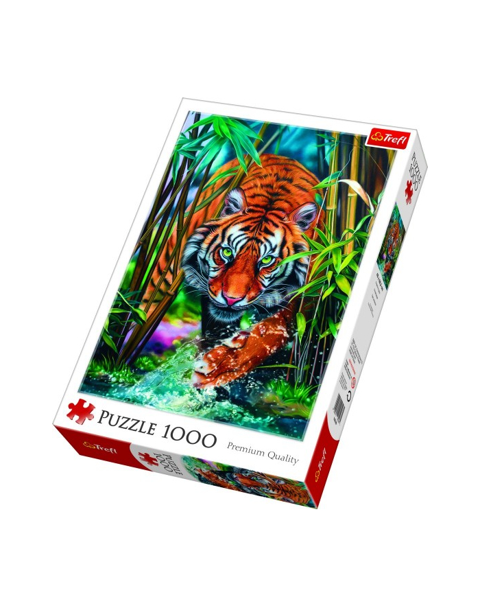 Puzzle 1000el Drapieżny tygrys 10528 Trefl główny