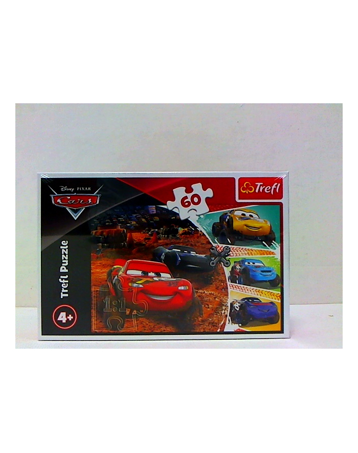 Puzzle 60el Cars 3 Zygzak McQueen z przyjaciółmi 17327 Trefl główny