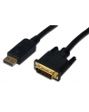 assmann Kabel DisplayPort z zatrzaskiem 1080p 60Hz FHD Typ DP/DVI-D (24+1) M/M 3m - nr 15