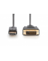 assmann Kabel DisplayPort z zatrzaskiem 1080p 60Hz FHD Typ DP/DVI-D (24+1) M/M 3m - nr 24