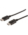 assmann Kabel połączeniowy DisplayPort z zatrzaskami 1080p 60Hz FHD Typ DP/DP M/M czarny 5m - nr 7