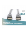 assmann Kabel połączeniowy DisplayPort z zatrzaskami 4K 60Hz UHD Typ DP/DP M/M czarny 10m - nr 25