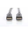 assmann Kabel połączeniowy DisplayPort z zatrzaskami 4K 60Hz UHD Typ DP/DP M/M czarny 10m - nr 2