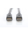 assmann Kabel połączeniowy DisplayPort z zatrzaskami 4K 60Hz UHD Typ DP/DP M/M czarny 15m - nr 12