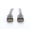 assmann Kabel połączeniowy DisplayPort z zatrzaskami 4K 60Hz UHD Typ DP/DP M/M czarny 15m - nr 15