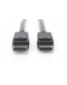 assmann Kabel połączeniowy DisplayPort z zatrzaskami 8K 30Hz UHD Typ DP/DP M/M czarny 1m - nr 11