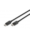 assmann Kabel połączeniowy DisplayPort z zatrzaskami 8K 30Hz UHD Typ DP/DP M/M czarny 1m - nr 15
