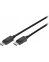 assmann Kabel połączeniowy DisplayPort z zatrzaskami 8K 30Hz UHD Typ DP/DP M/M czarny 1m - nr 18