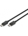 assmann Kabel połączeniowy DisplayPort z zatrzaskami 8K 30Hz UHD Typ DP/DP M/M czarny 1m - nr 24