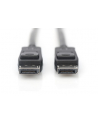 assmann Kabel połączeniowy DisplayPort z zatrzaskami 8K 30Hz UHD Typ DP/DP M/M czarny 1m - nr 31