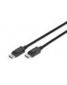 assmann Kabel połączeniowy DisplayPort z zatrzaskami 8K 30Hz UHD Typ DP/DP M/M czarny 2m - nr 50