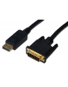 assmann Kabel DisplayPort z zatrzaskiem 1080p 60Hz FHD Typ DP/DVI-D (24+1) M/M 2m - nr 18