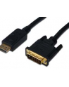 assmann Kabel DisplayPort z zatrzaskiem 1080p 60Hz FHD Typ DP/DVI-D (24+1) M/M 2m - nr 24