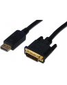 assmann Kabel DisplayPort z zatrzaskiem 1080p 60Hz FHD Typ DP/DVI-D (24+1) M/M 2m - nr 28