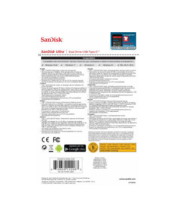 sandisk Pamięć Ultra Dual Drive 128GB USB 3.1 Type-C 150MB/s nr 1