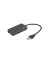 natec Koncentrator USB 4 porty Moth USB 3.0 czarny - nr 13