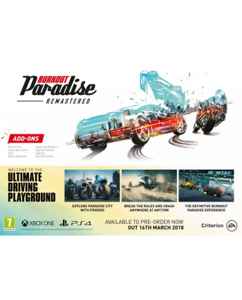 Electronic Arts XONE Burnout Paradise Remastered
