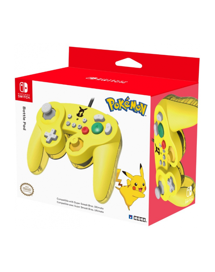HORI SWITCH GameCube Style BattlePad - Pikachu główny
