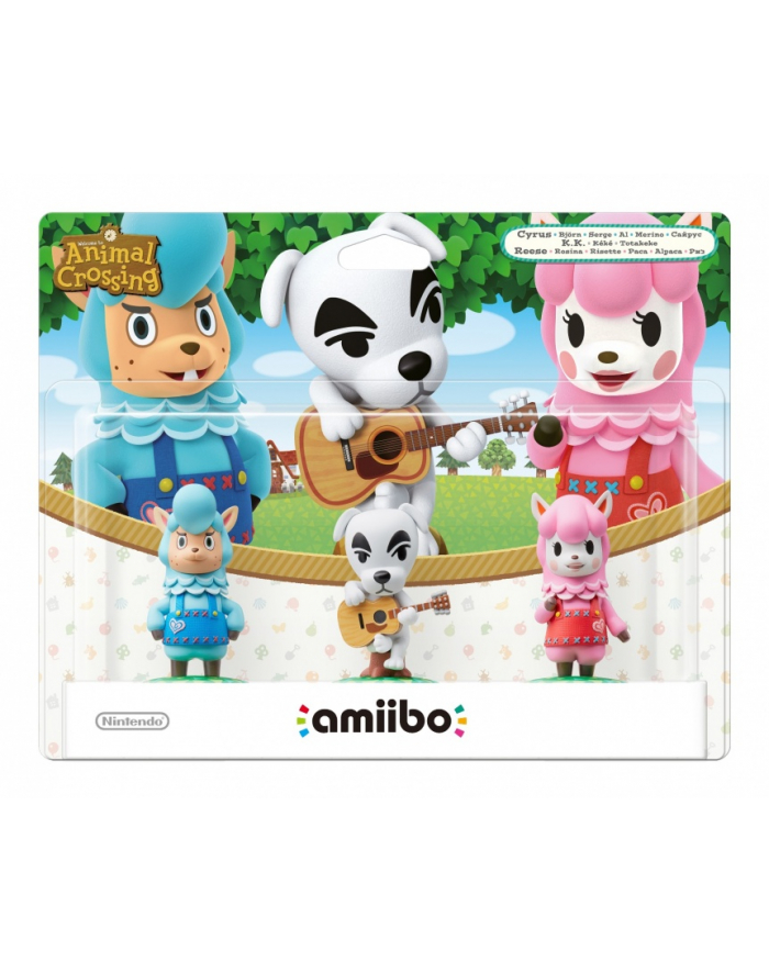 Nintendo amiibo Animal Crossing 3-Pack: Reese/K.K./Cyrus główny
