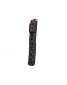 armac Listwa przeciwprzepięciowa Multi M6 10m czarna (6 gniazd) - nr 1