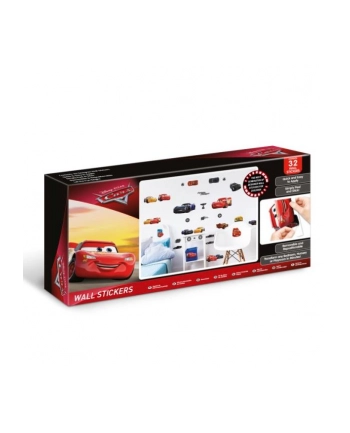 Naklejki ścienne- zestaw Disney Cars 45576 34x46cm p12 Walltastic