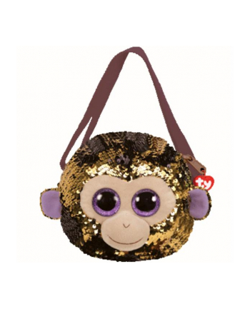 ty inc. TY Fashion Sequins COCONUT - cekibnowa torba na ramię małpka 95122