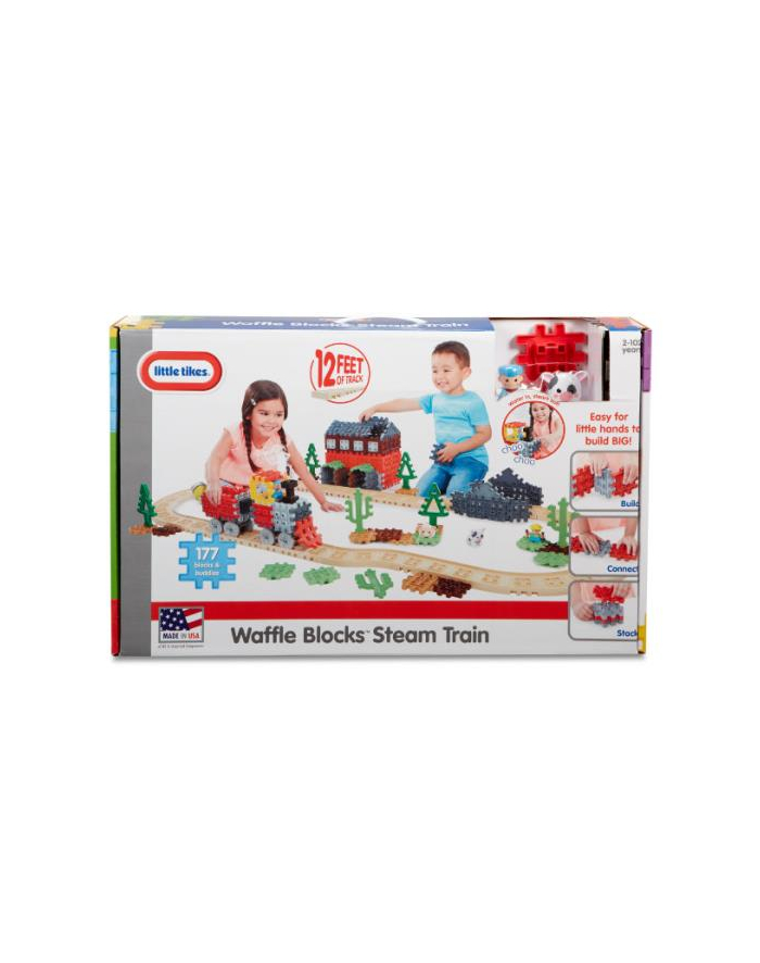 little tikes LT Klocki wafle Pociąg parowy 177el p2 643132 główny
