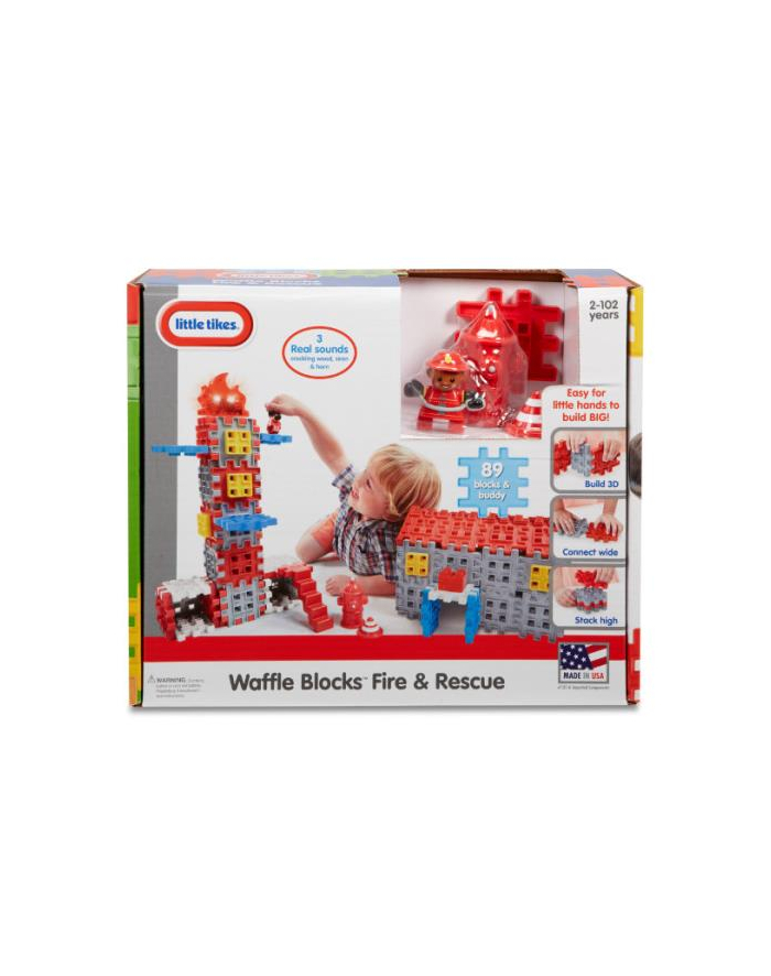 little tikes LT Klocki wafle Straż pożarna 89el p2 643149 główny