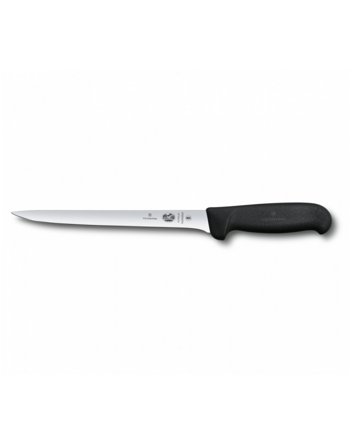 victorinox Nóż do filetowania, wąskie ostrze, 20 cm, Fibrox, czarny 5.3763.20 główny