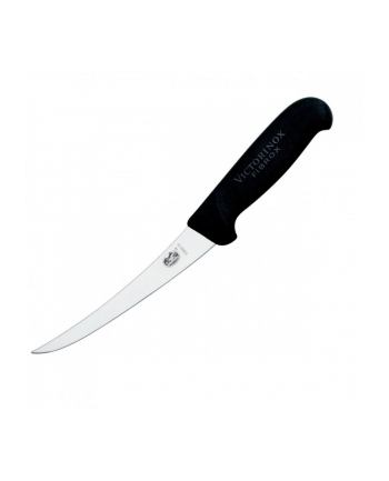 victorinox Nóż trybownik, zakrzywione wąskie ostrze, 12 cm, Fibrox, czarny 5.6603.12