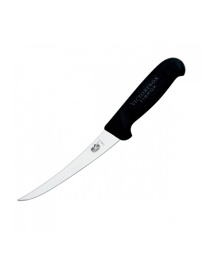 victorinox Nóż trybownik, zakrzywione wąskie ostrze, 12 cm, Fibrox, czarny 5.6603.12 główny