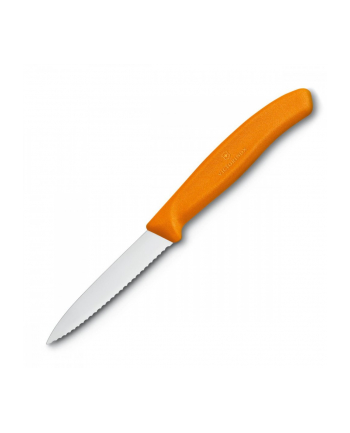 victorinox Nóż do jarzyn, ząbkowany, 8 cm, pomarańczowy 6.7636.L119