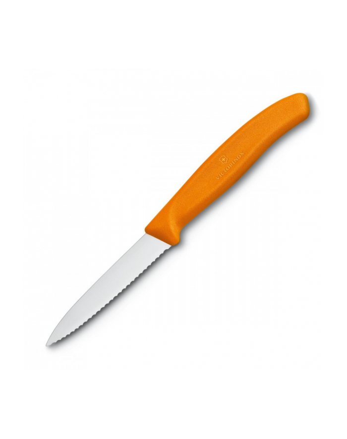 victorinox Nóż do jarzyn, ząbkowany, 8 cm, pomarańczowy 6.7636.L119 główny