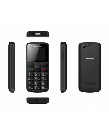 panasonic Telefon komórkowy dla seniora KX-TU110 czarny